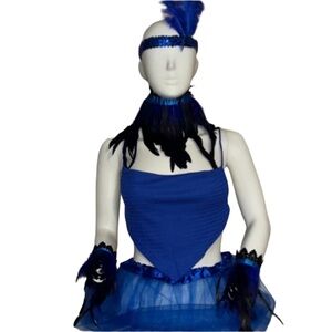 Rave Festival Exotic Dancewear Lingerie Costume Set